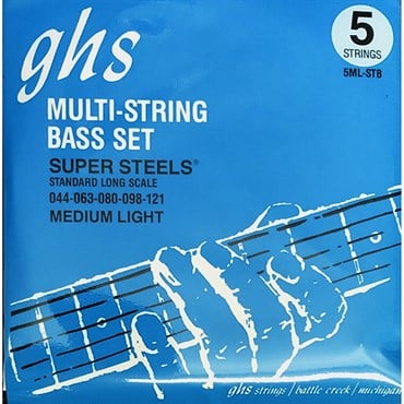 Ghs 5ML-STB Super Steels 5 Tel Bas Gitar 0,44-121 Takım Tel