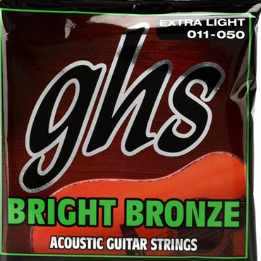 Ghs BB20X Bright Bronz Akustik Gitar 0,11 Takım Tel