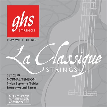 Ghs La Classique Smoothwound Normal Tension Tıraşlı Klasik Gitar Takım Tel