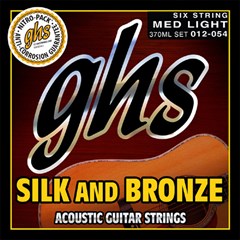 Ghs 370ML Silk and Bronze Phosphor Bronz Akustik Gitar 0,12 Takım Tel - Fingerstyle