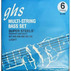 Ghs 6L-STB Super Steels 6 Tel Bas Gitar 0,27-126 Takım Tel