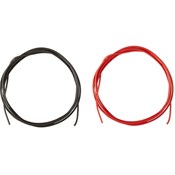 Hosco Japan LW100 Gitar Elektronik Wiring Kablosu Birer Metre Çift (Kırmızı-Siyah)